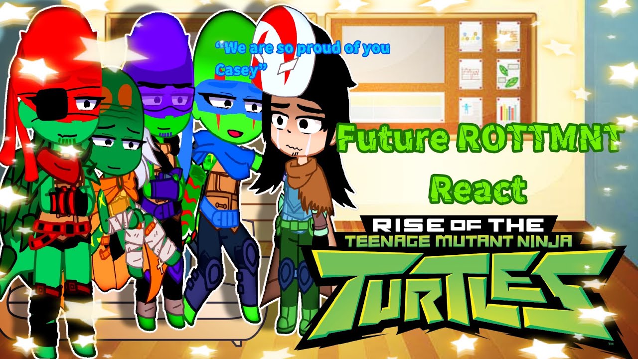 Future ROTTMNT reacts to the fixed timeline(AKA the movie)(2/2)||Gacha Reaction