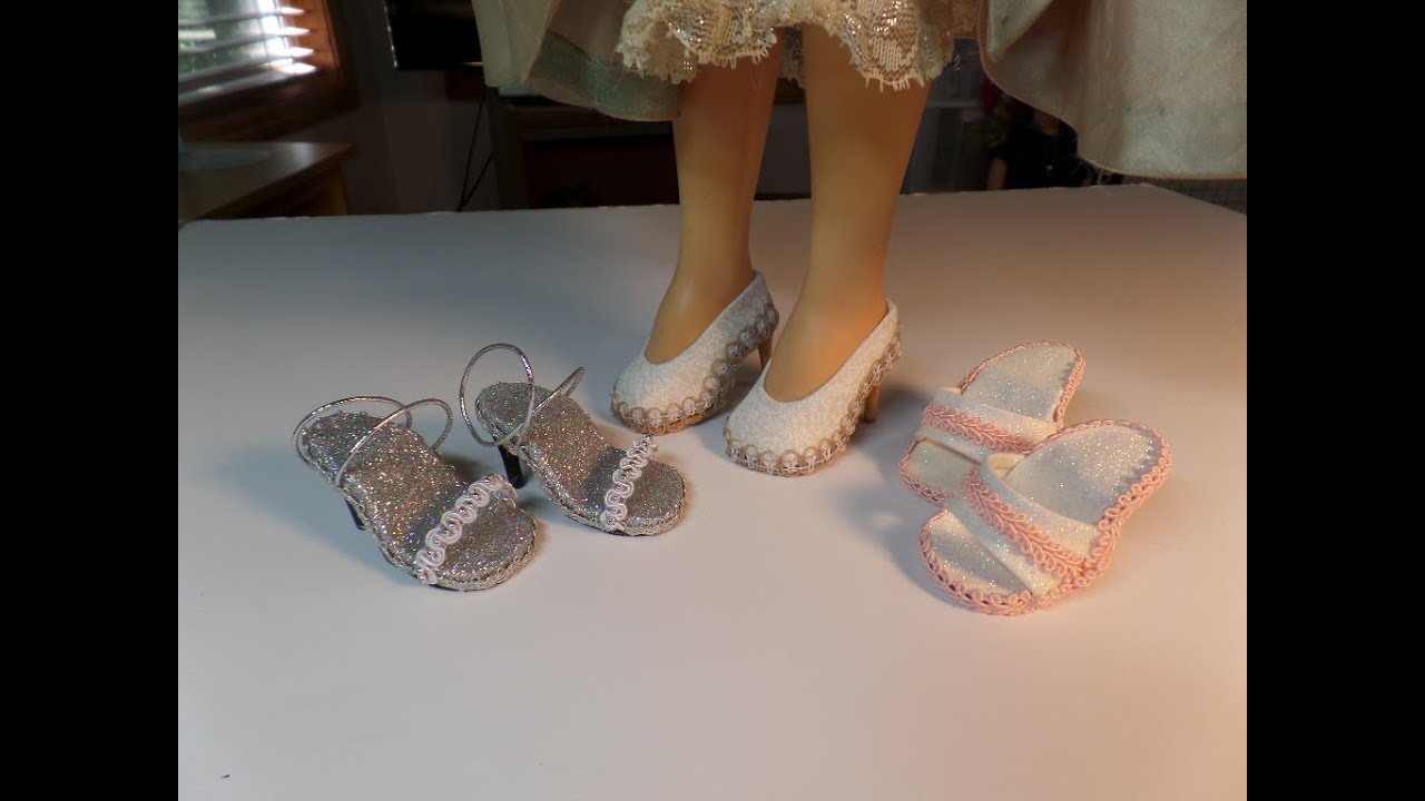 How to Make High Heel Doll Shoes Part 4