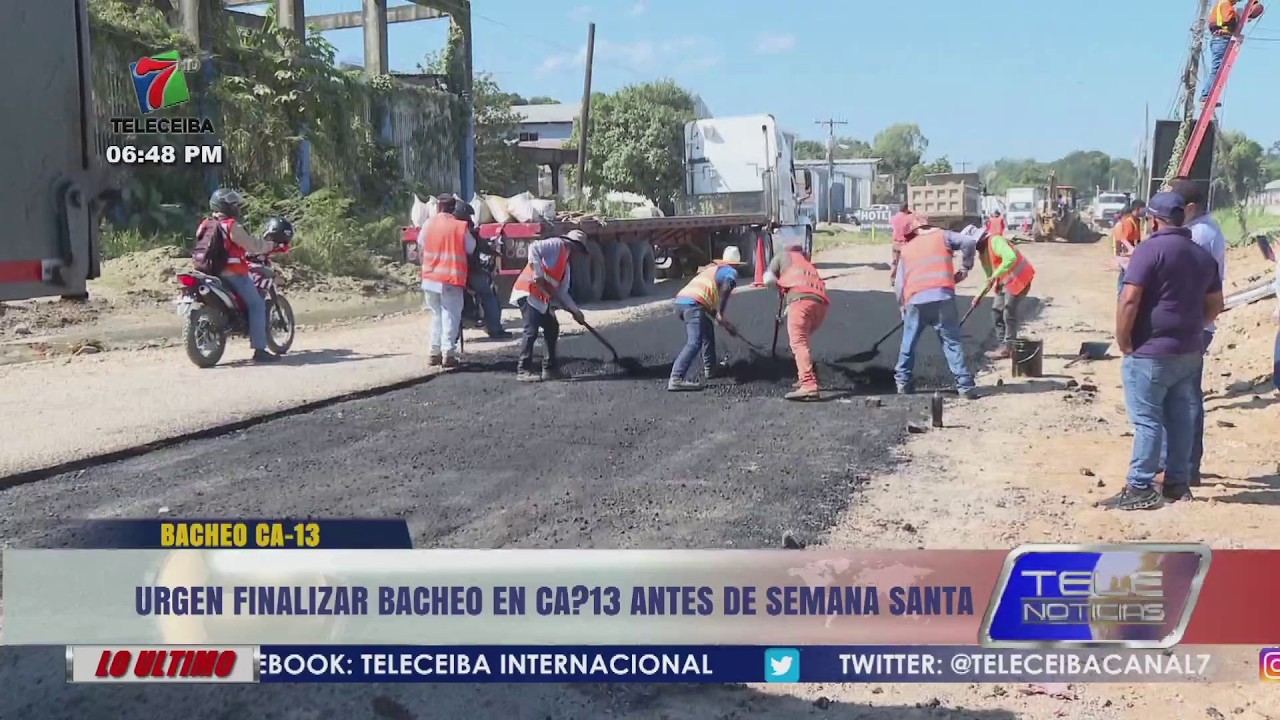 Urgen finalizar bacheo en CA 13 antes de Semana Santa