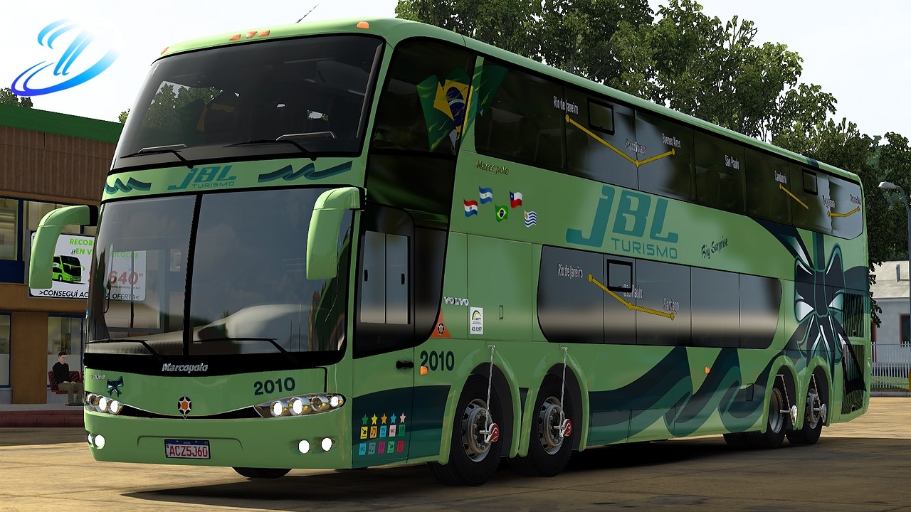 ETS2 1.58 | FREE BUS MOD | MARCOPOLO G6 1800 DD 8x2