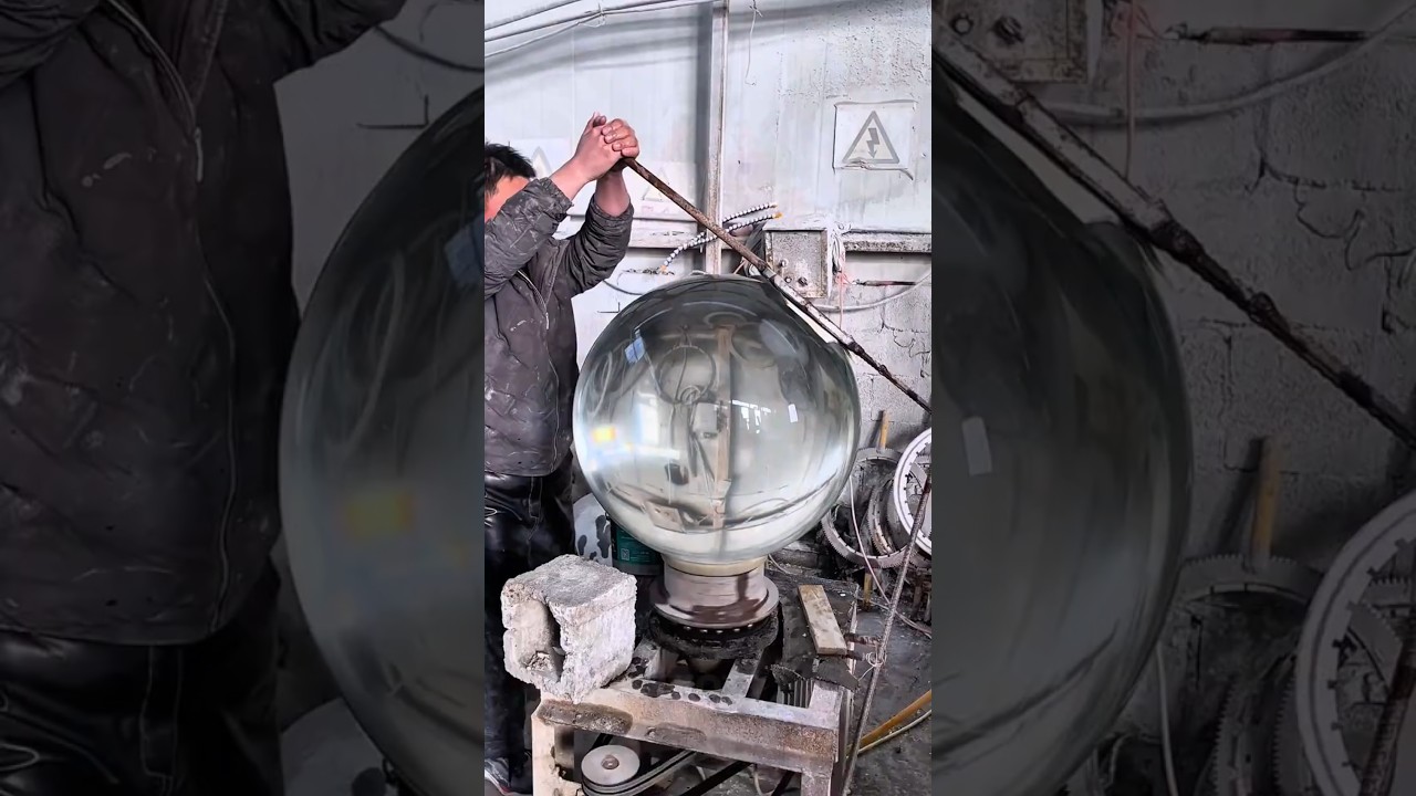 Фонтан с ГИГАНТСКИМ Левитирующим ШАРОМ из Стекла