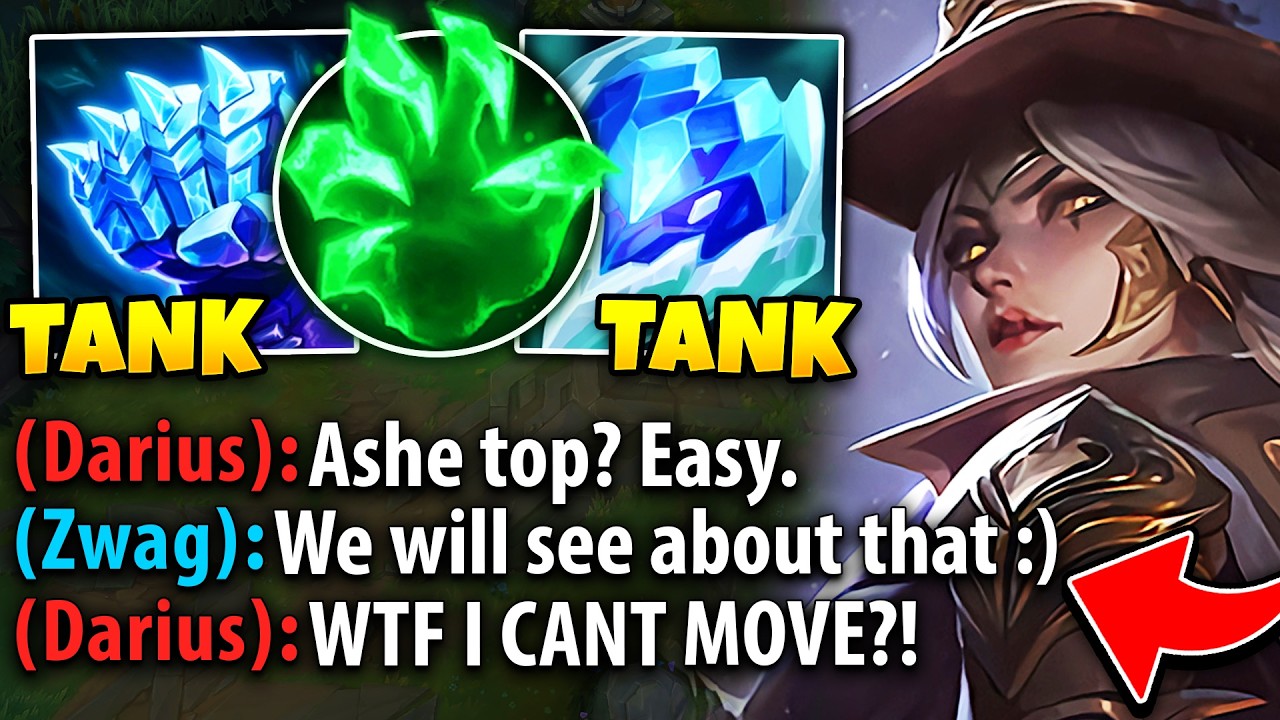 This guy thought I was trolling for picking Tank Ashe Top... but he doesn't know my secret