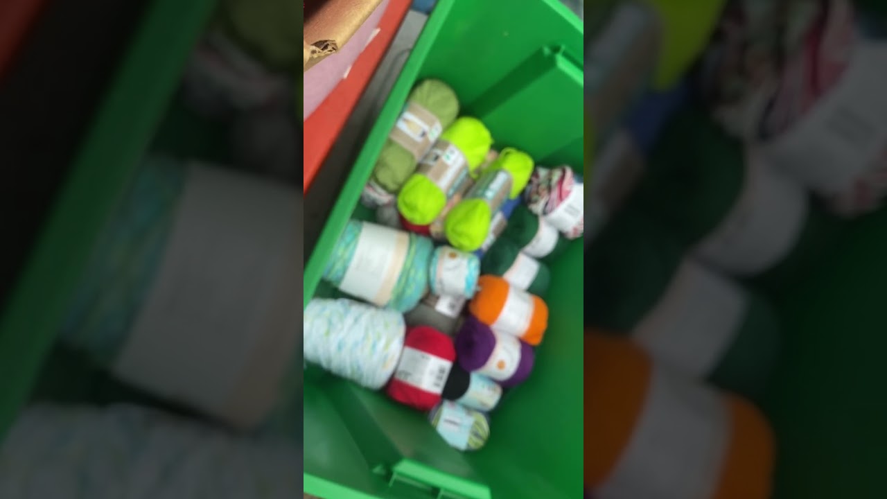 Давайте уберем немного хлопковой пряжи #хлопковаяпряжа