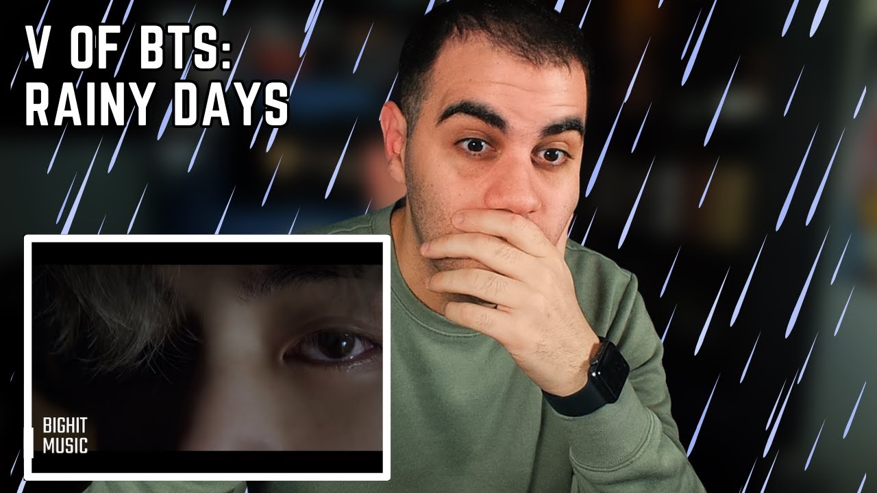 Taehyung's Voice Is Special! | V 'Rainy Days' Official MV REACTION!