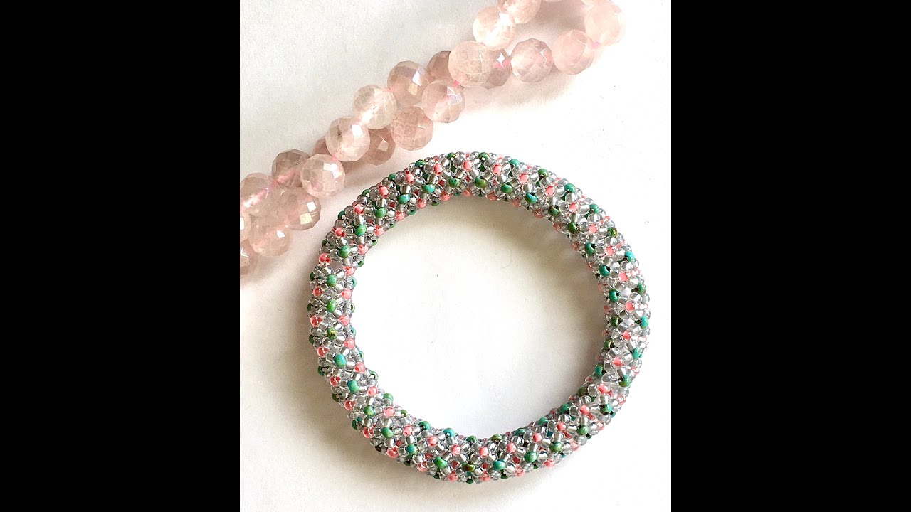 Tubular Chenille Stitch using 3 colours