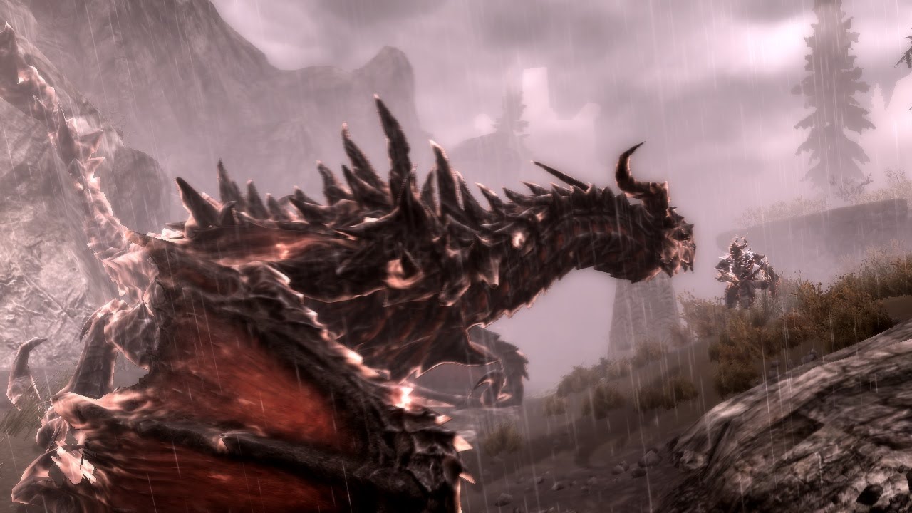 Skyrim Battles - The Dovahkiin vs Alduin [Reloaded][Legendary Settings]