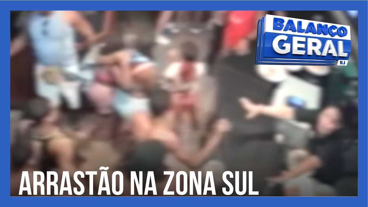 CRIMINOSOS FIZERAM ARRASTÃO EM RESTAURANTE NA ZONA SUL DO RIO