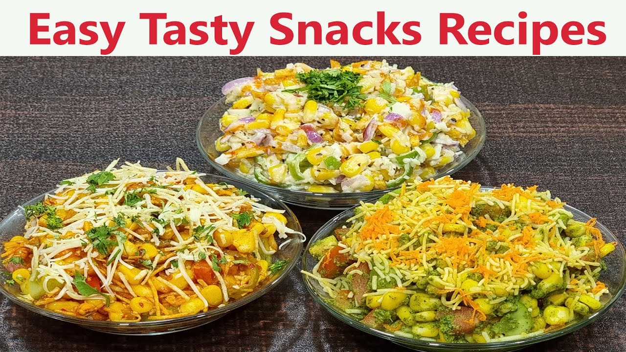 3 Easy Tasty Snacks Recipes | Evening Teatime 3 आसान और झटपट नास्ता Manisha Bharani Recipes