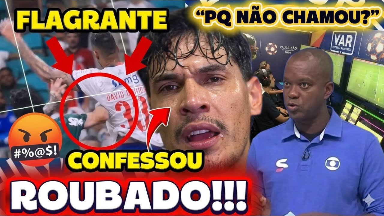 💣🤬GRAVE: &ldquo;N&Atilde;O QUEREM DEIXAR O BAHIA DISPUTAR T&Iacute;TULO&rdquo;;🔥IMAGENS MOSTRAM FALTA NO JOGADOR DO BAHIA, VAR