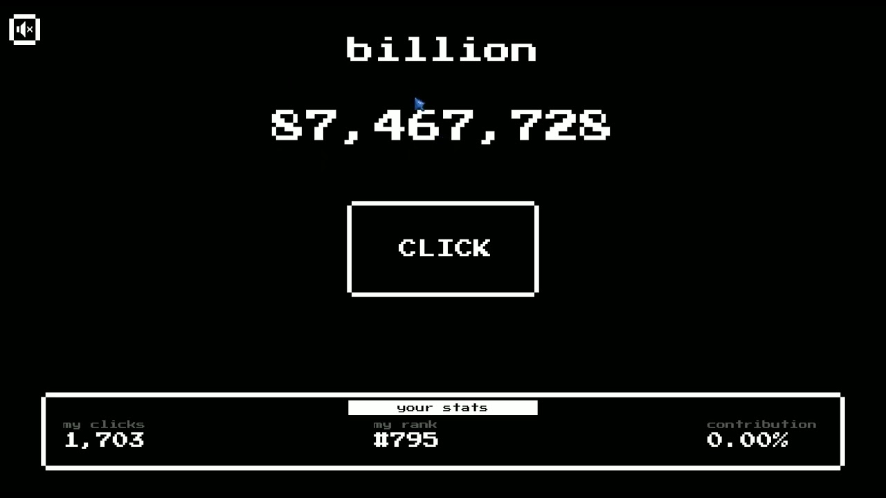 [billion] Clicking a Button for Absolutely No Reason (Steam Free Game)