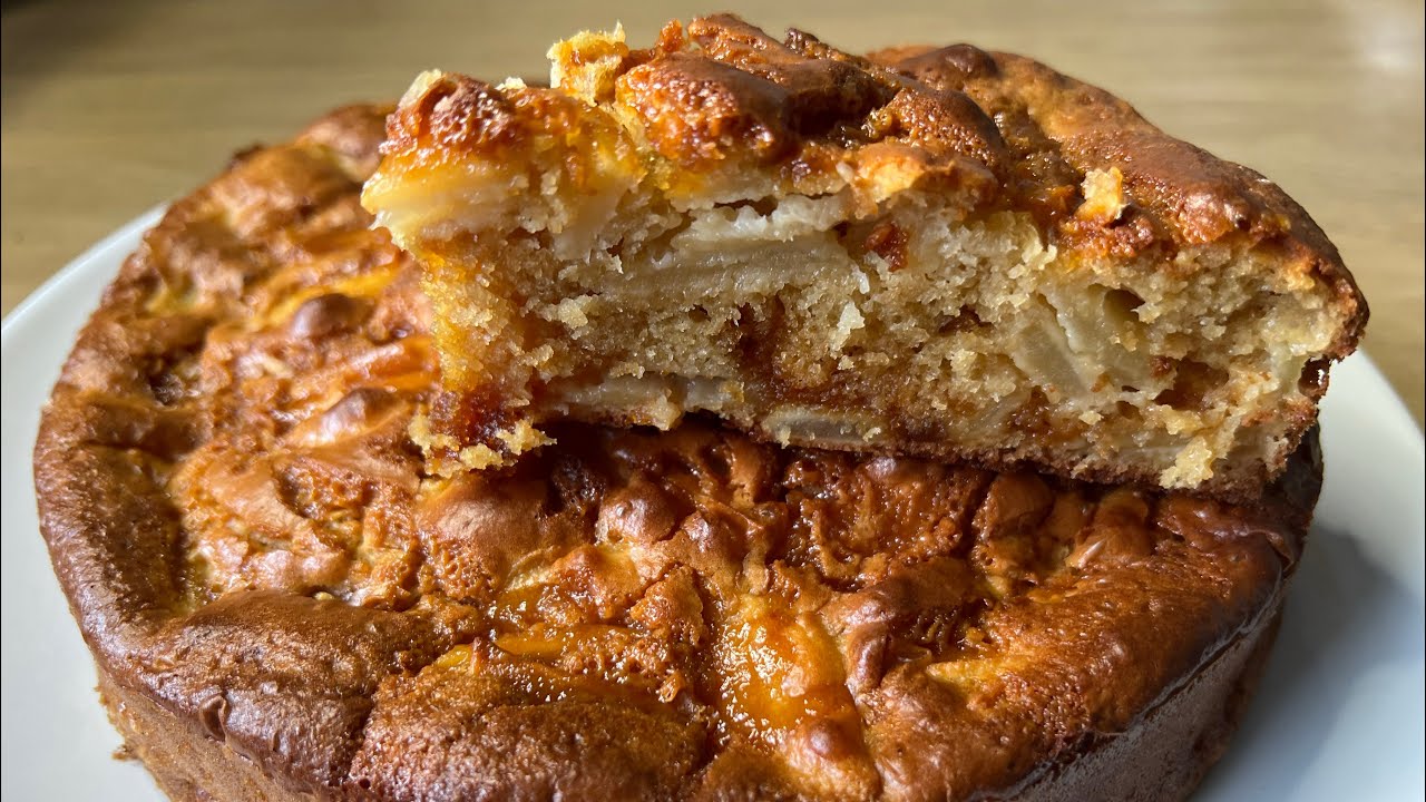 Moelleux aux pommes au caramel beurre salé 🍎🍰