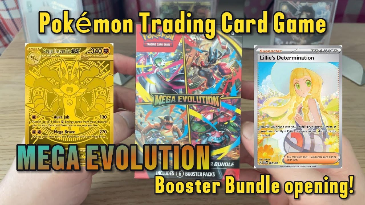I opened a Mega Evolution Booster Bundle! Mega Hyper Rare incoming!? Pokémon Trading Card Game!