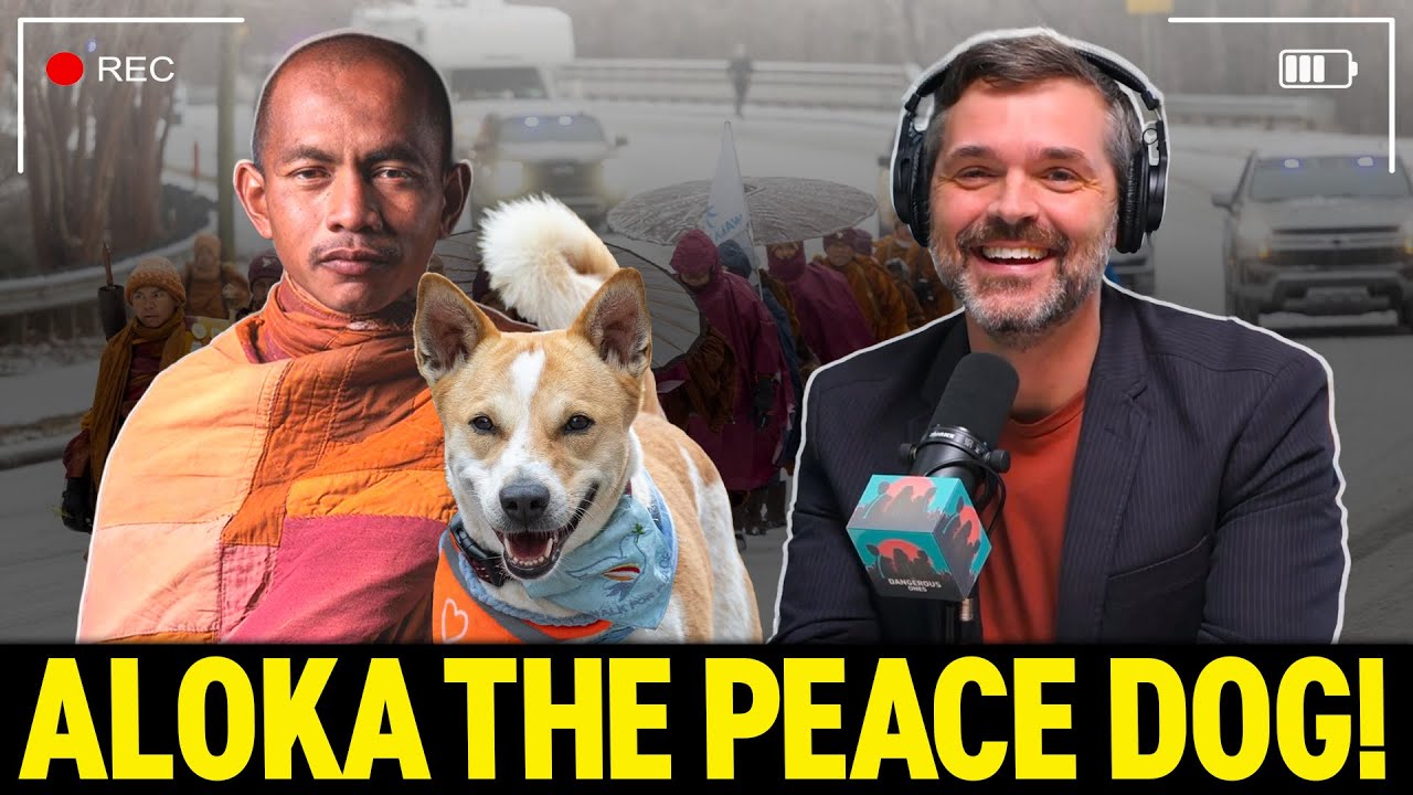 INSPIRING Monks Go VIRAL as they Walk for PEACE