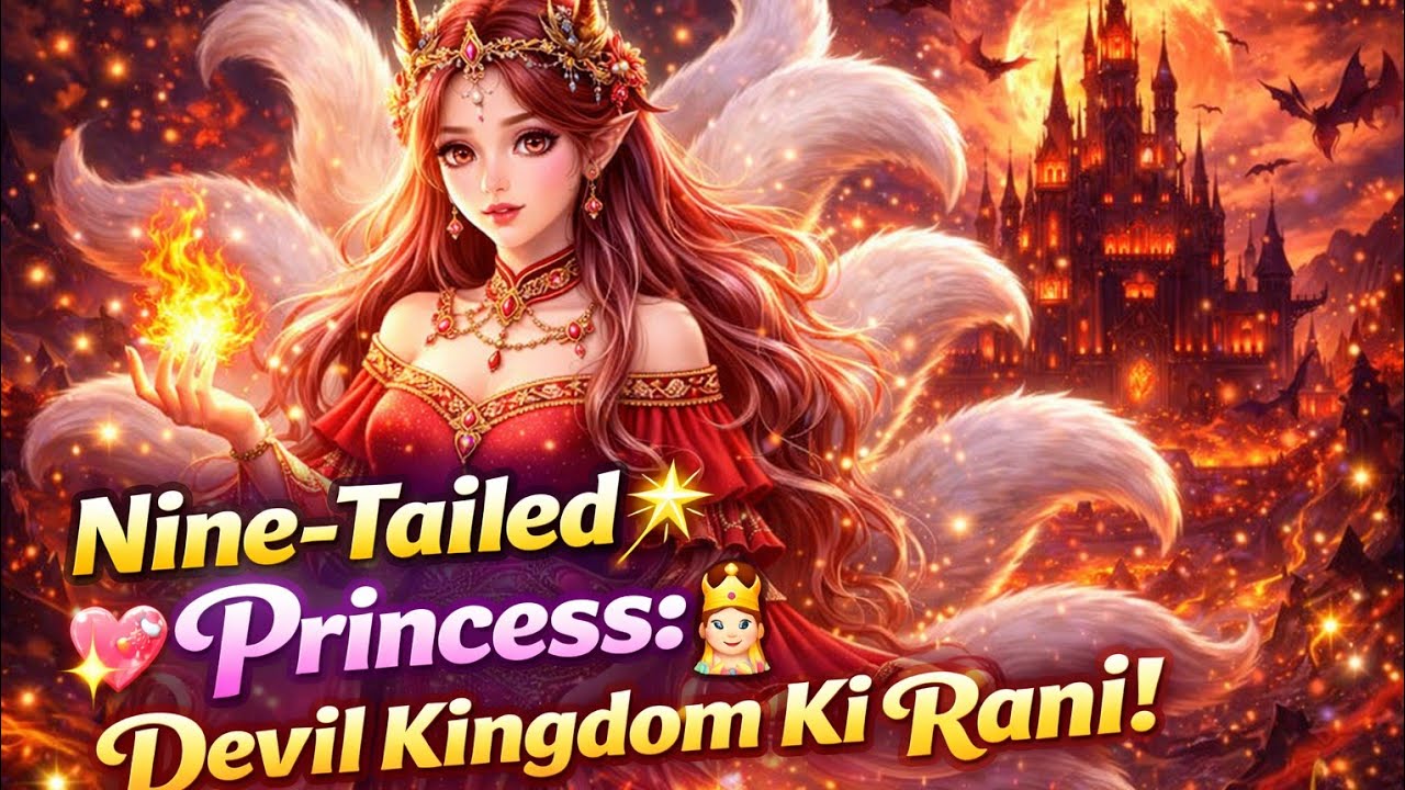 💫 Princess Inaya  Nine Tailed 🦊 ✨| Royal Love & Destiny Fairytale Story urdustyle🌹