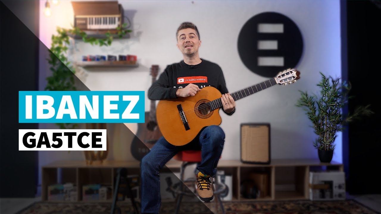 MAIS VENDIDA! Guitarra clássica electrificada IBANEZ GA5TCE-AM | EGITANA.pt