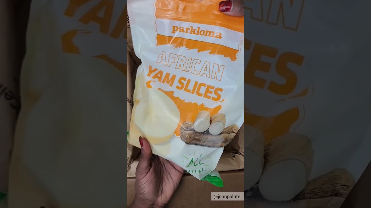 Frozen Ghana Yam slices| Ghana Yam|