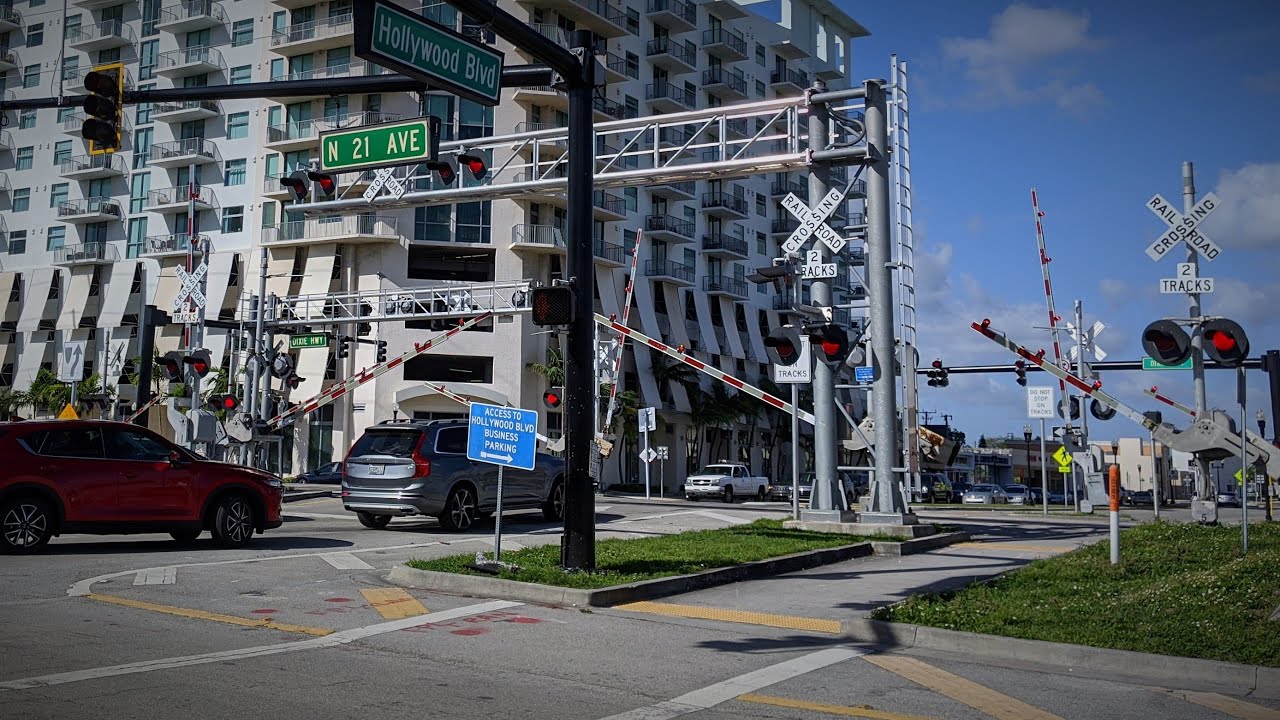 Railroad Crossing | Hollywood Blvd, Hollywood, FL (Video 2)
