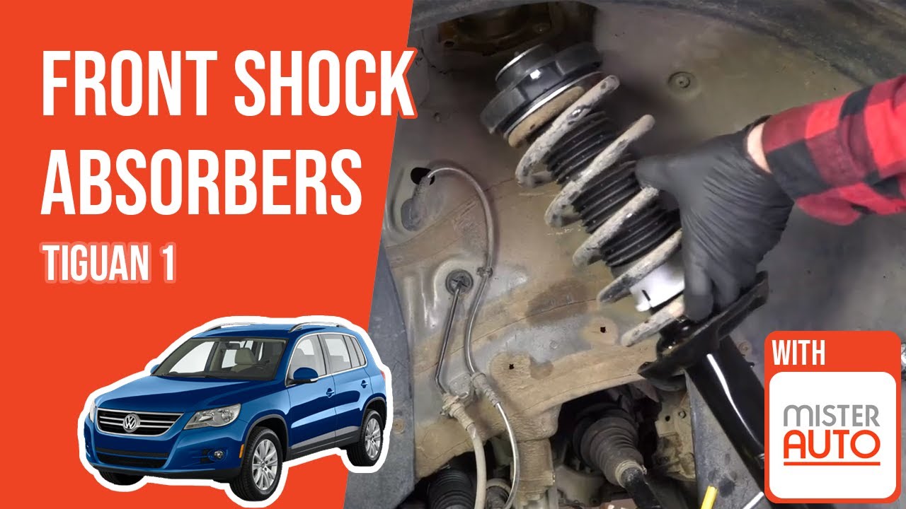 How to replace the front shock absorbers Tiguan mk1 ➿