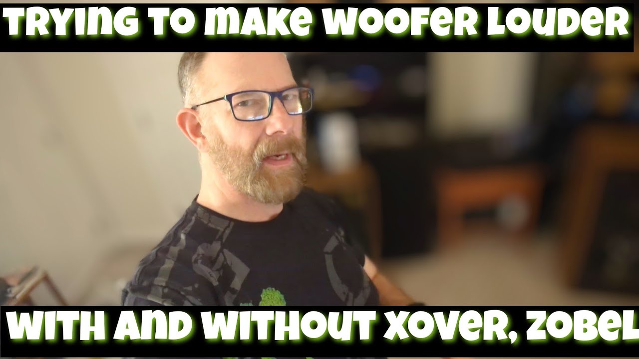 Dayton Woofer Testing with and without crossover, with and without Zobel Network