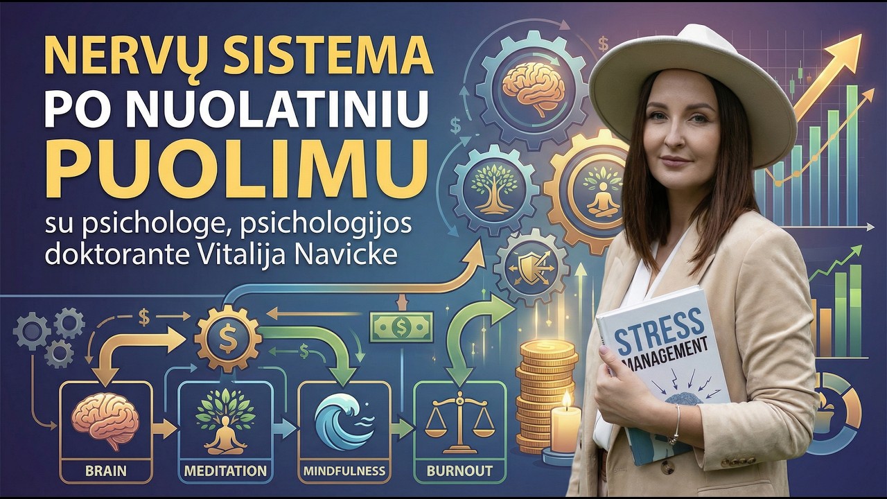 Nervų sistema po nuolatiniu puolimu su psichologe, psichologijos doktorante Vitalija Navicke