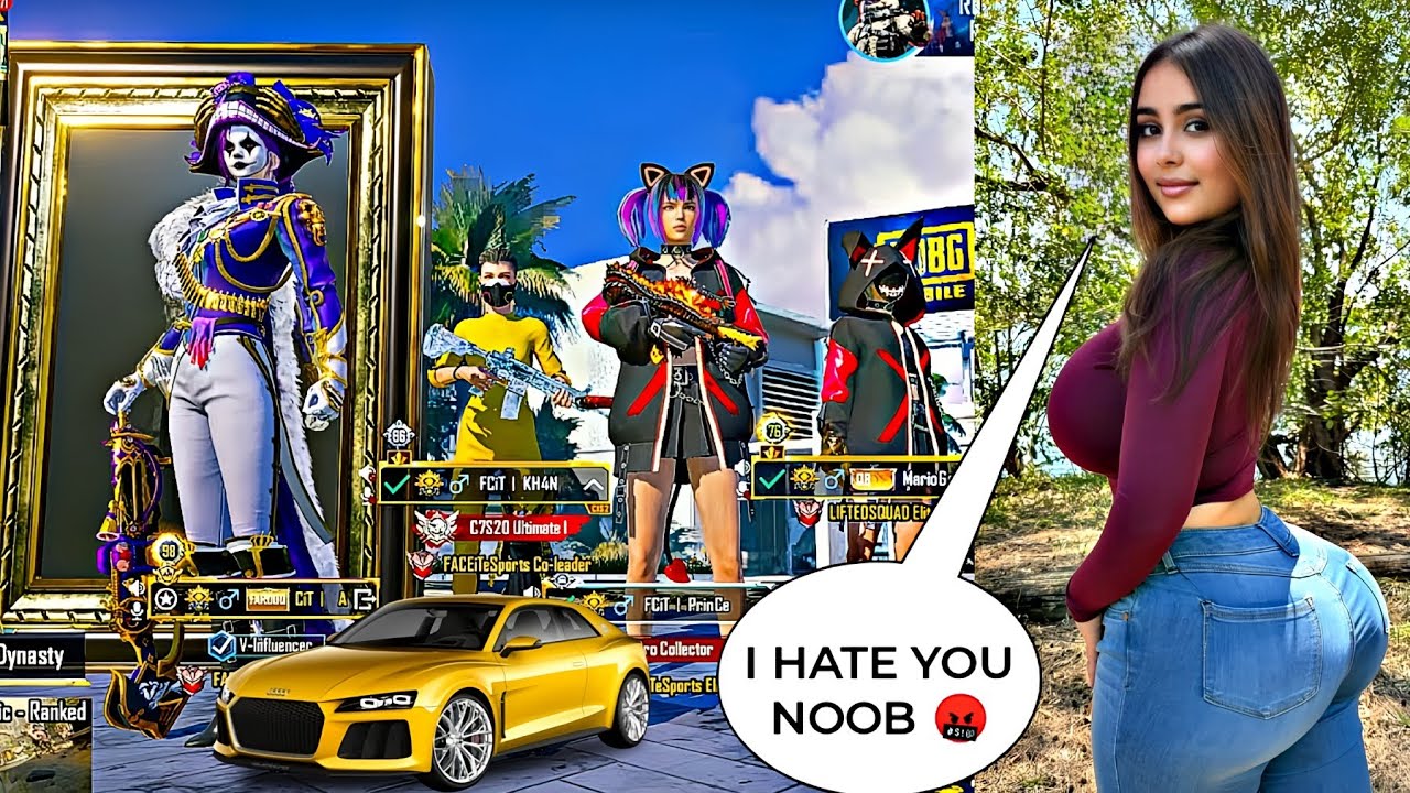 🔥Prank on Toxic Girl hates Noob in Erangle l BGMI☠️SAMSUNG,A3,A5,A6,A7,J2,J5,J7,S5,S7,S9,A10,A20,A30