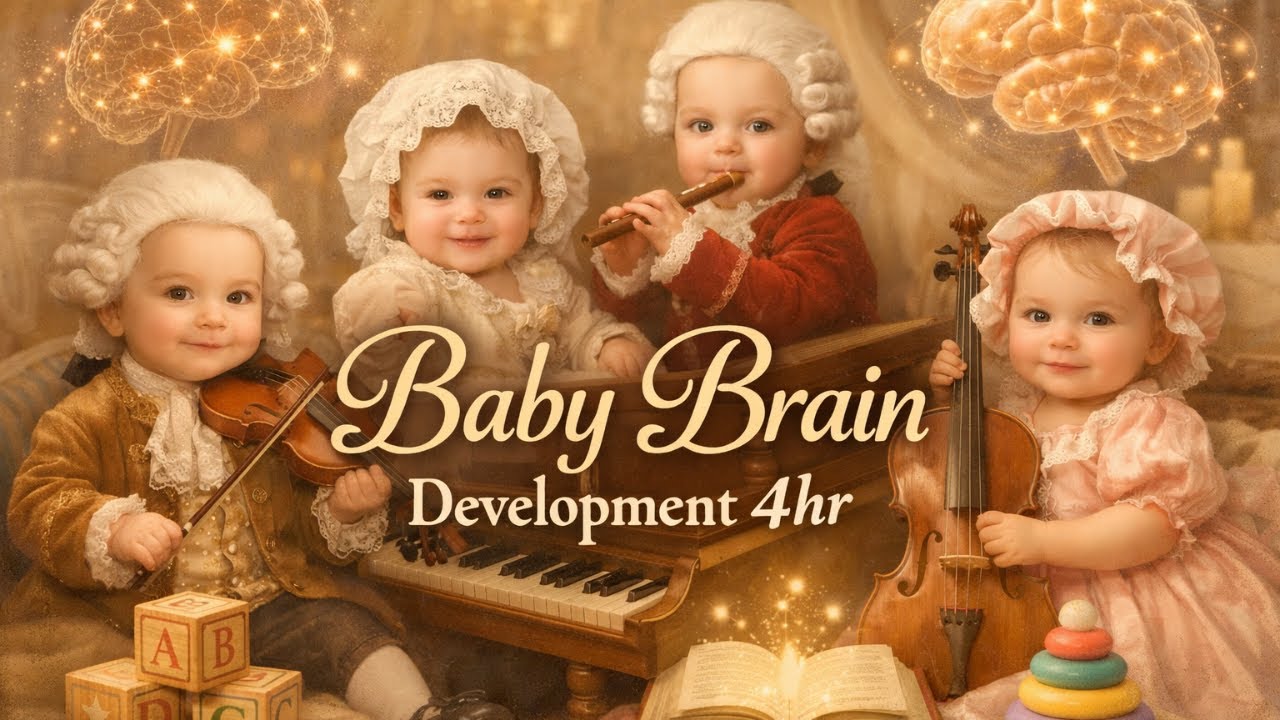Boost Your Baby’s Brain 🧠 | Soft Classical Music for Calm & Learning 4hr