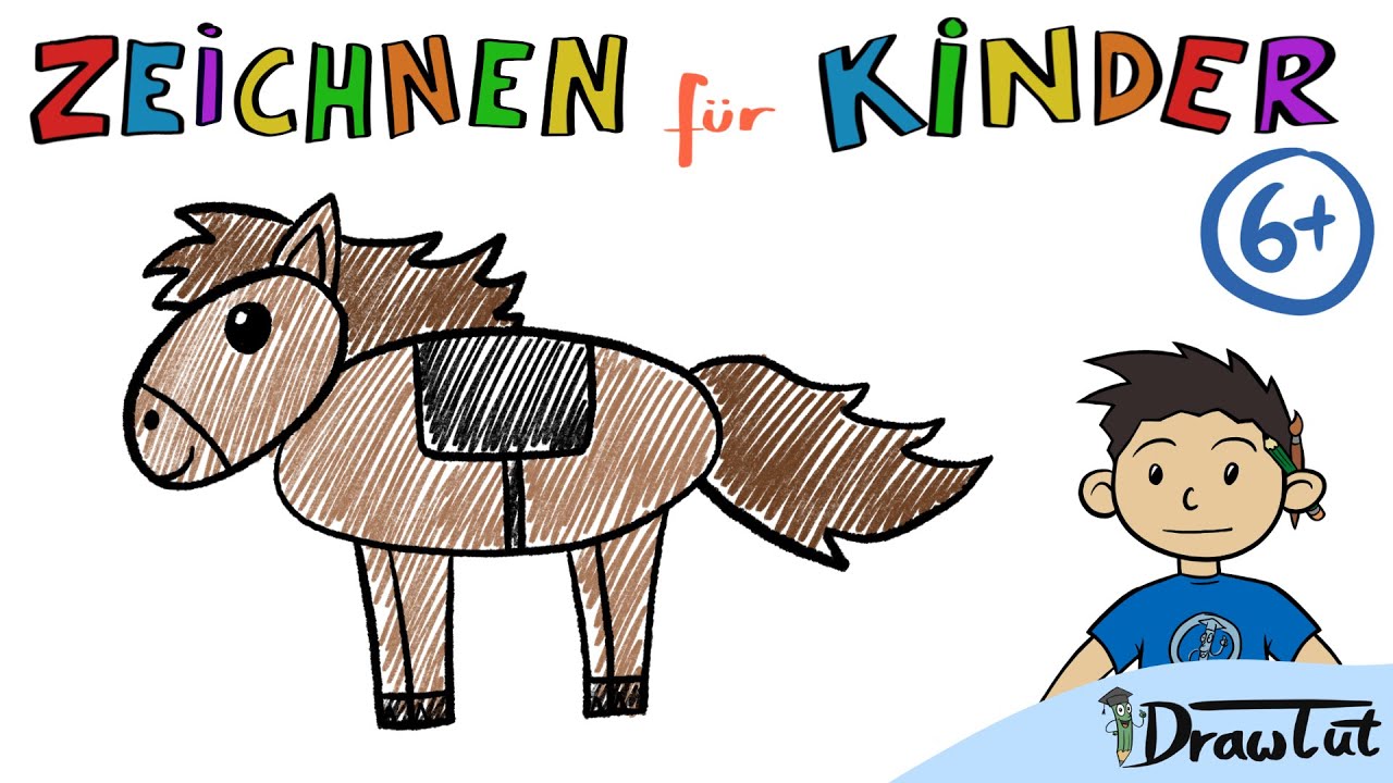 Pferd & Pony Zeichnen | Tobis Malschule | 6+ | Malen und Zeichnen lernen für Kinder