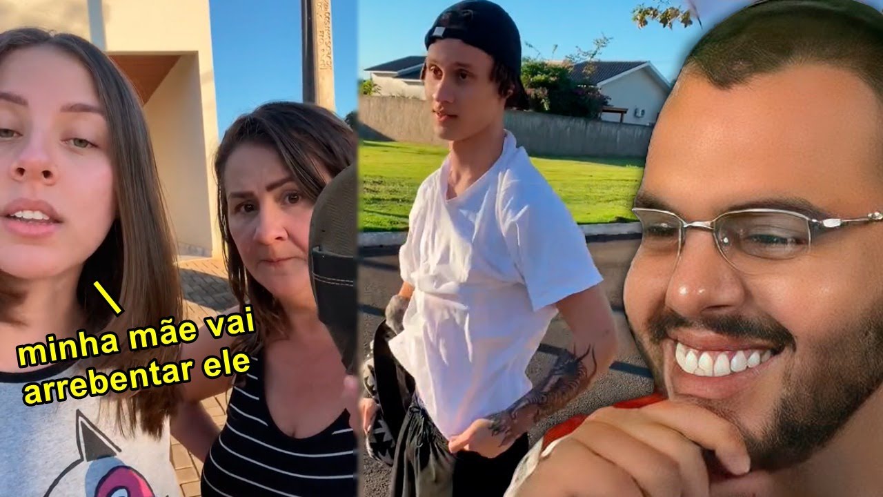 MÃE EVANGÉLICA ESPERA COM CHINELO FILHO Q FEZ TATUAGEM - Maicon react