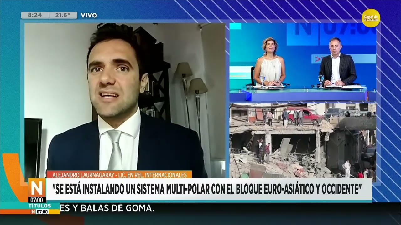 Guerra en Medio Oriente: hablamos con Alejandro Laurnagaray, lic. Rel. Inter. │N7:00│ 02-03-26