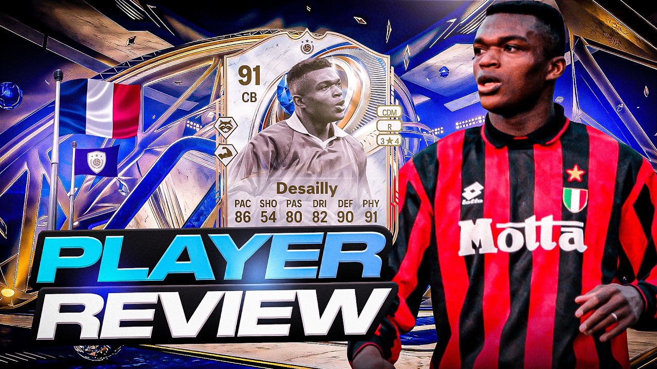 91 TEAM OF THE YEAR ICON DESAILLY PLAYER REVIEW - EA FC 26 ULTIMATE TEAM