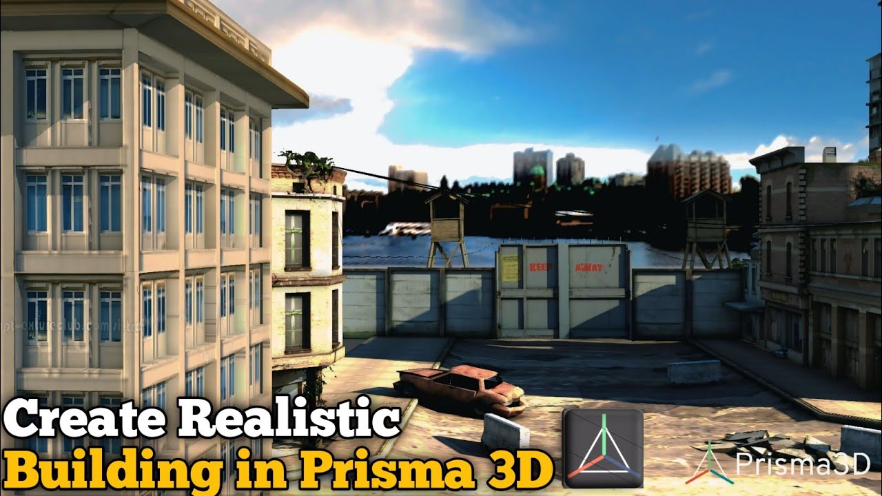 Create Realistic Building In Prisma 3D... #editingexpress3d #prisma3d