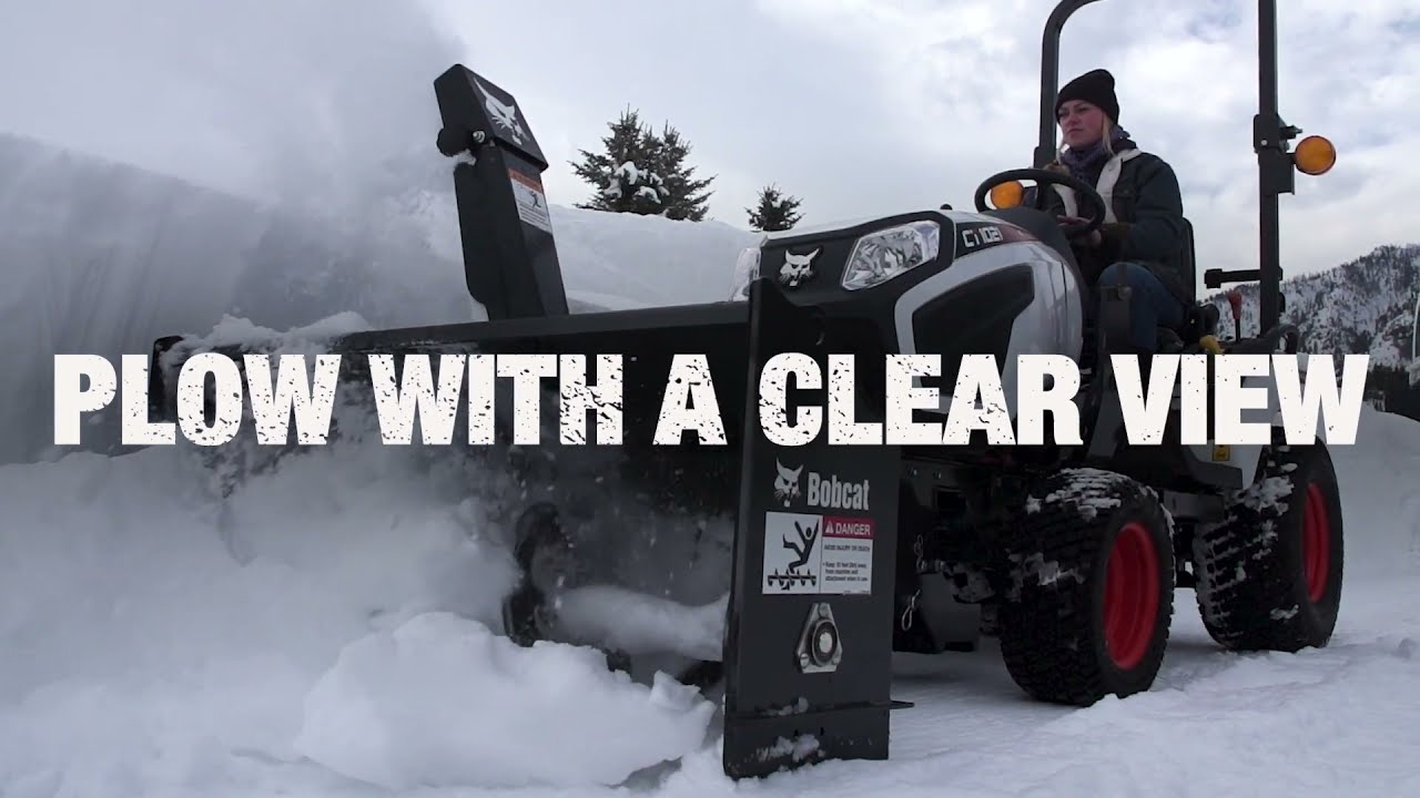 Front Mount Snowblower - Compact Tractors | Bobcat Company
