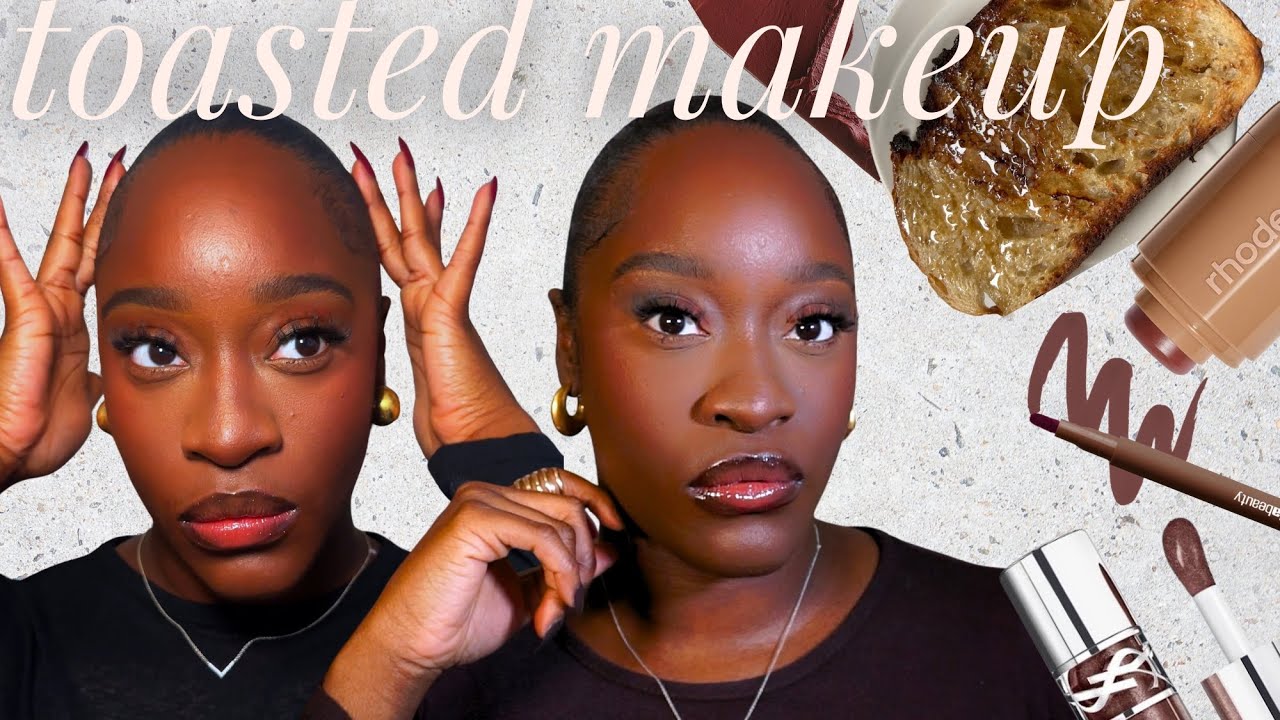TOASTY BROWN MAKEUP tutorial for dark skin | soft glam makeup | flawless makeup routine for it girls