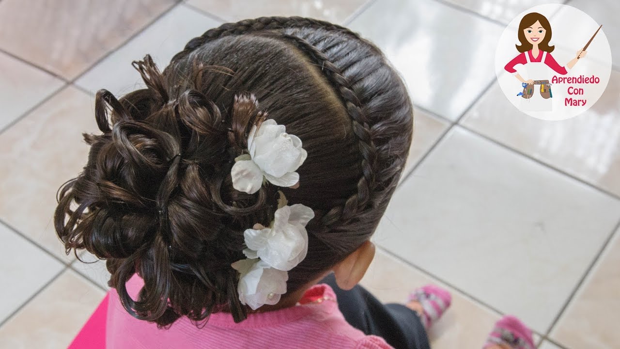 PEINADO ELEGANTE PARA NIÑA FACIL