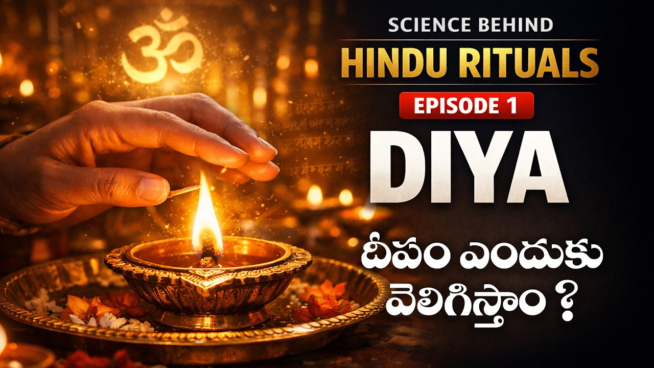 దీపం వెలిగించడం వెనుక ఉన్న సైన్స్ ఏమిటి? 🪔| Science Behind Hindu Rituals | Telugu