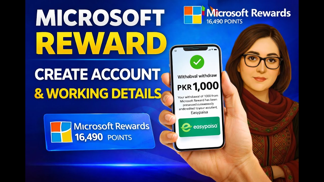 Microsoft Reward New Free Without Investment Work 2026|Create Account and working Method|TechSonya45