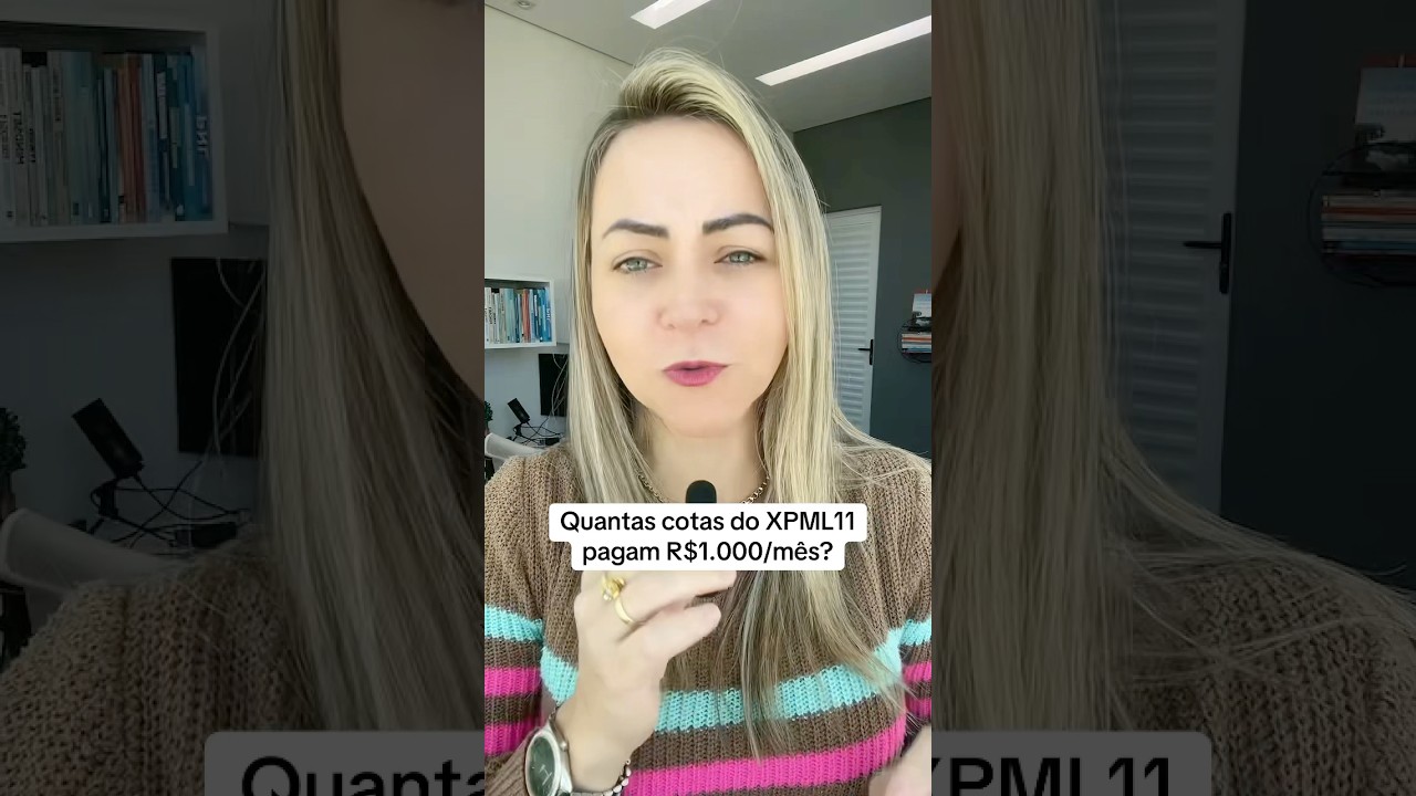 XPML11 R$1.000/m&ecirc;s? #fundosimobili&aacute;rios #xpml11 #rendapassiva #investimentos #finan&ccedil;as