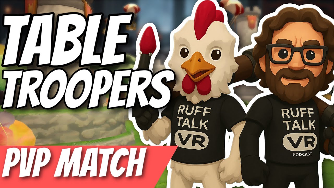 Table Troopers VR - PvP Match - Meta Quest (Worms in VR!)