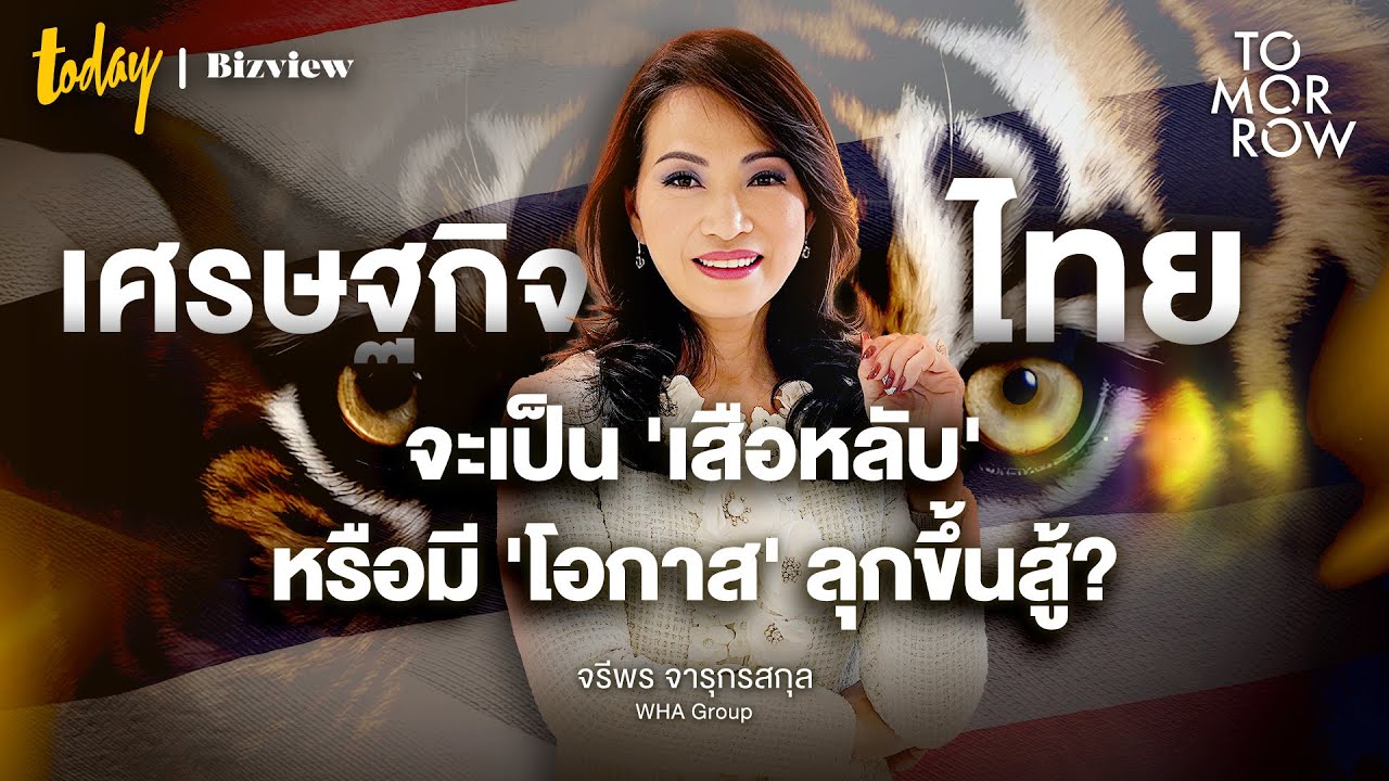 เศรษฐกิจไทย จะเป็น 'เสือหลับ' หรือมี 'โอกาส' ลุกขึ้นสู้? ฟังมุมมองจาก WHA Group | TOMORROW