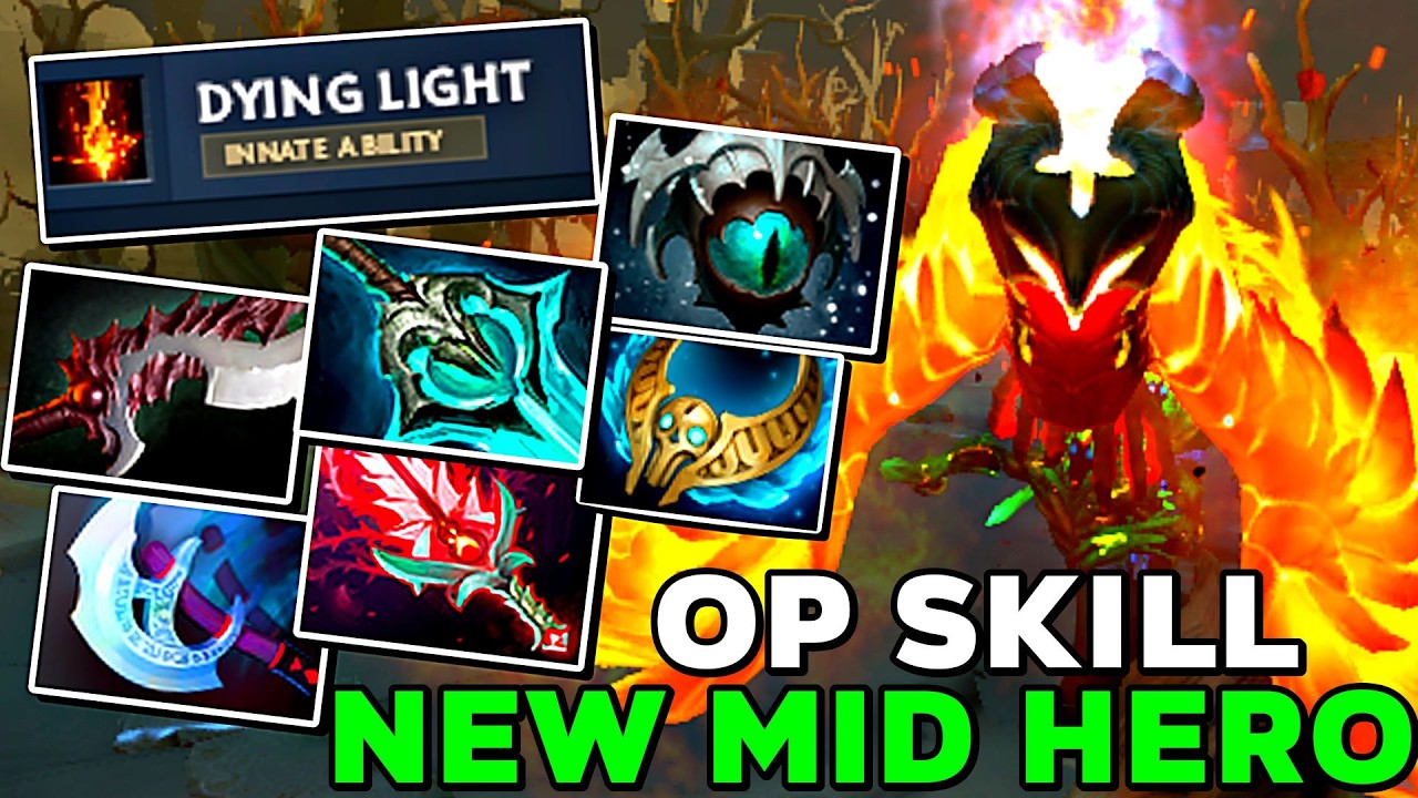 New Mid Hero Phoenix Melts All Enemies with OP SKILL - Dota 2