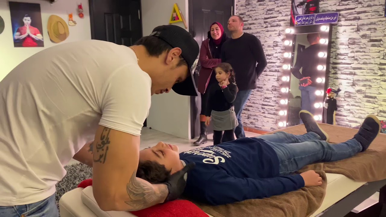السمّكري و شقاوة الاطفال  _ Chiropractic Adjustment Compilation