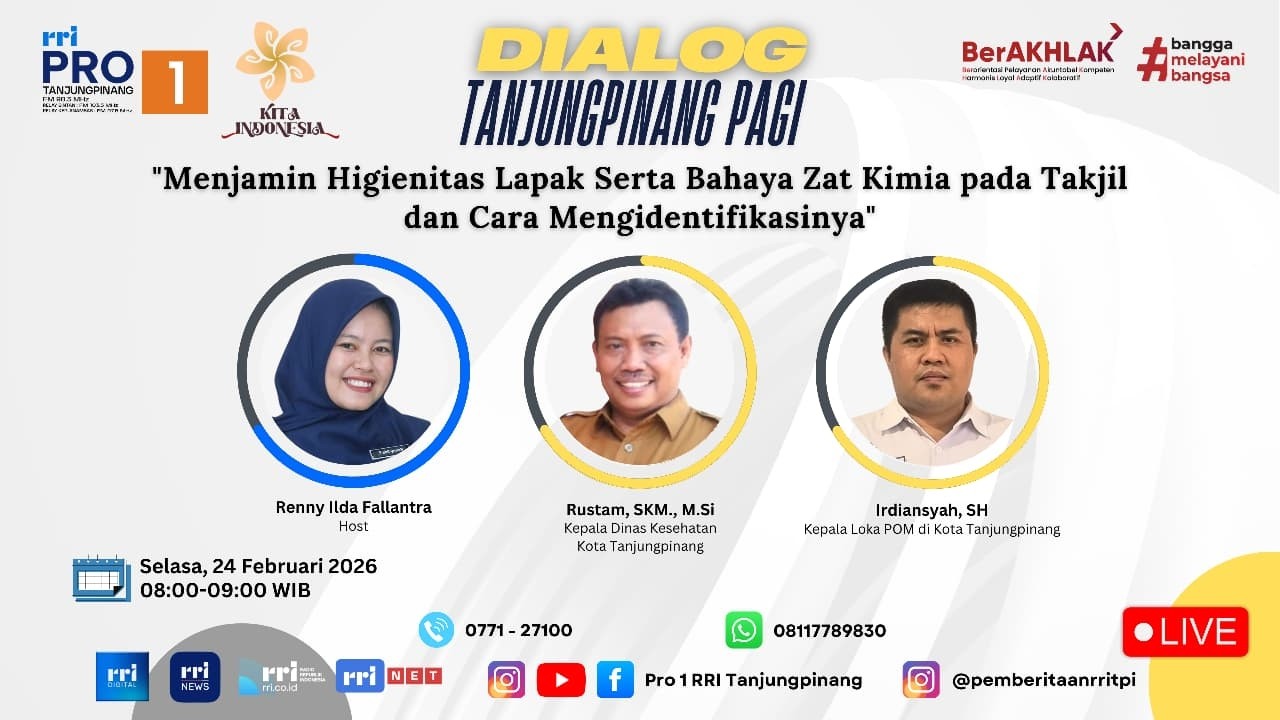 Topik : Menjamin Higienitas Lapak Serta Bahaya Zat Kimia Pada Takjil Dan Cara Mengidentifikasinya