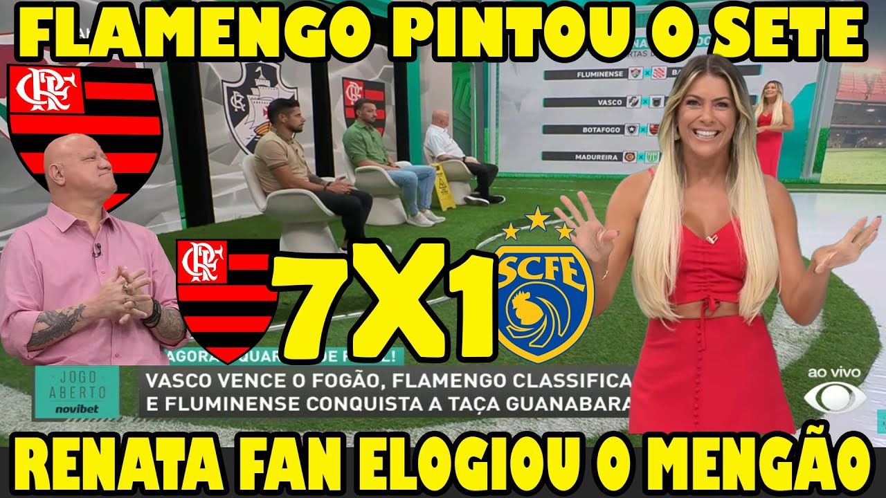 IMPRENSA PAULISTA ELOGIA O MENGÃO FLAMENGO PINTOU O SETE E GARANTIU A CLASSIFICAÇÃO NA QUARTAS DE FI