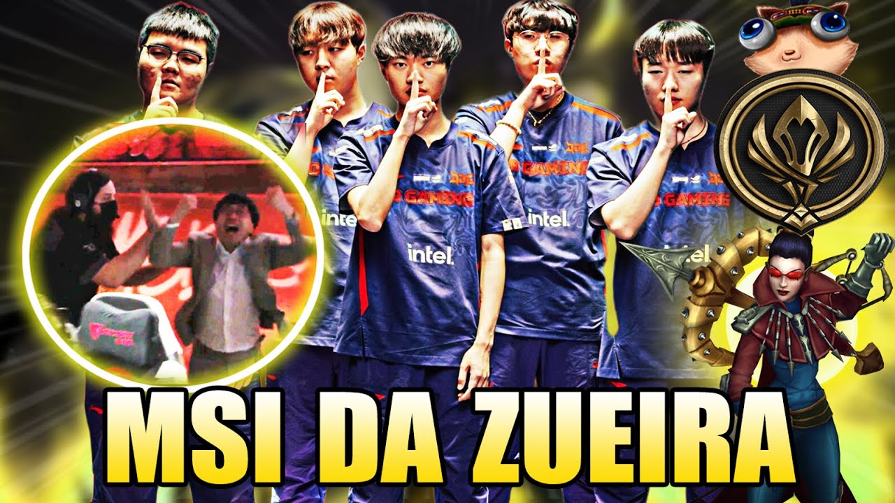 TÉCNICO INVADINDO PALCO e VAYNE na FINAL - MSI da ZUEIRA | JDG x BLG | T1 x BLG