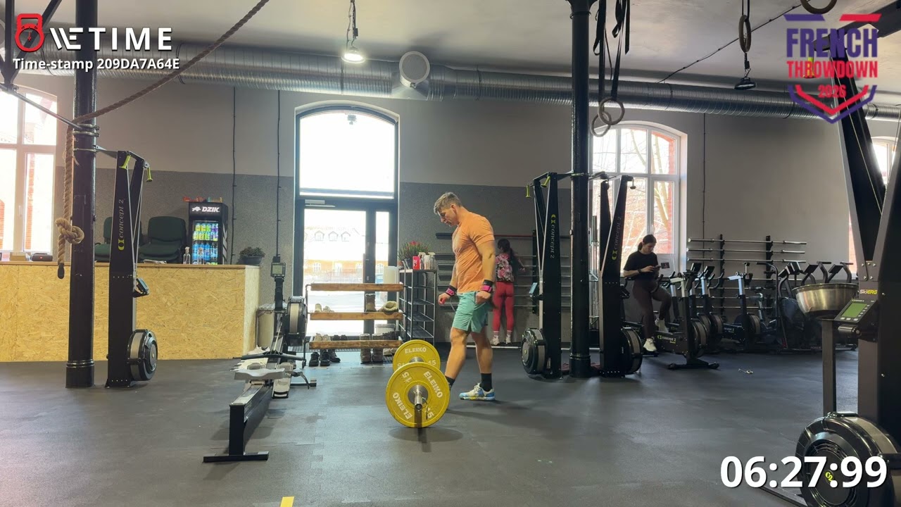 Michał Wesołowski French Throwdown Qualifiers 2026 WOD 1 