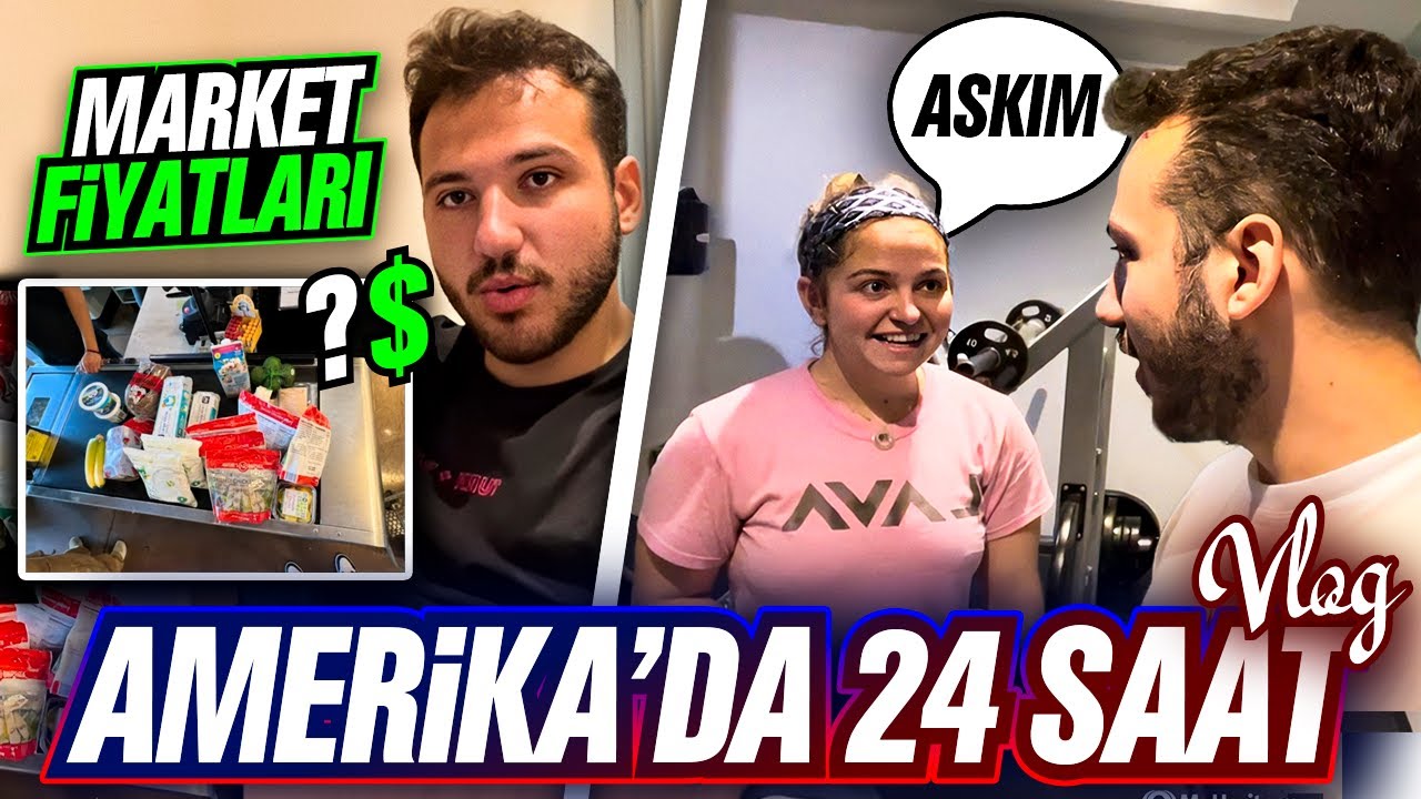 Amerika'da 24 Saatim Nasıl Geçiyor? Kaç Para Harcadım? | Amerika Vlog