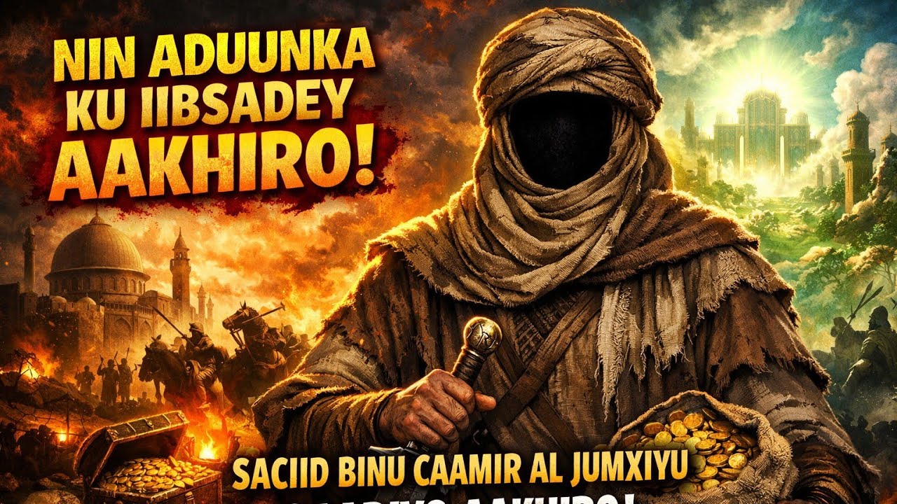 Ninkii Aduunka Ku Iibsaday Aakhiro | Qisada Gilgishay Quluubta – Saciid Binu Caamir (RC)