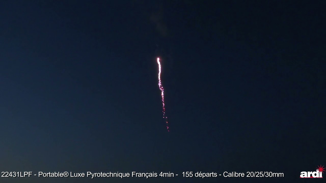 Feu d'artifice portable 4 minutes | France Effect