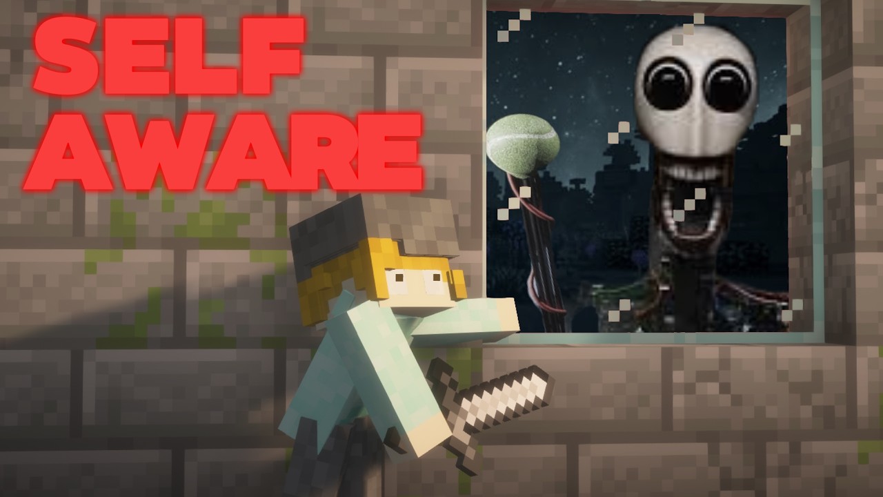 This Robot can THINK... | Self Aware Robot (Horror Minecraft)