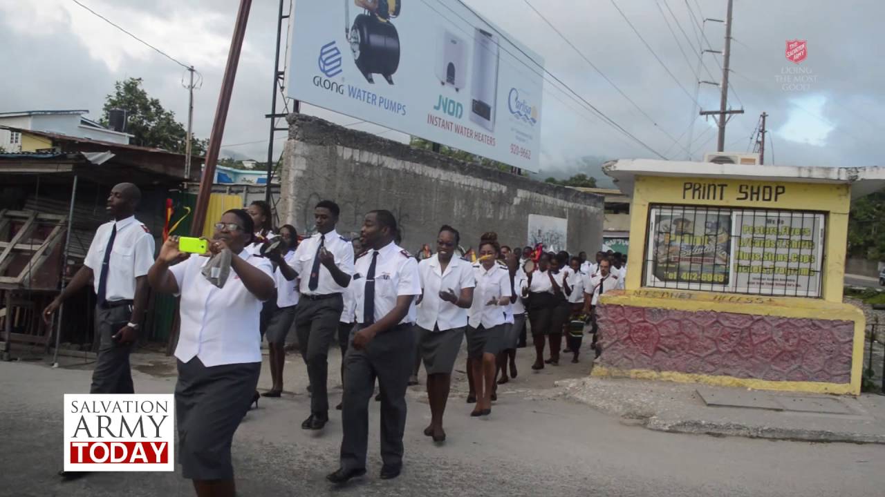 Salvation Army Today - 9.1.2016 - Open-Air Witness in Jamaica
